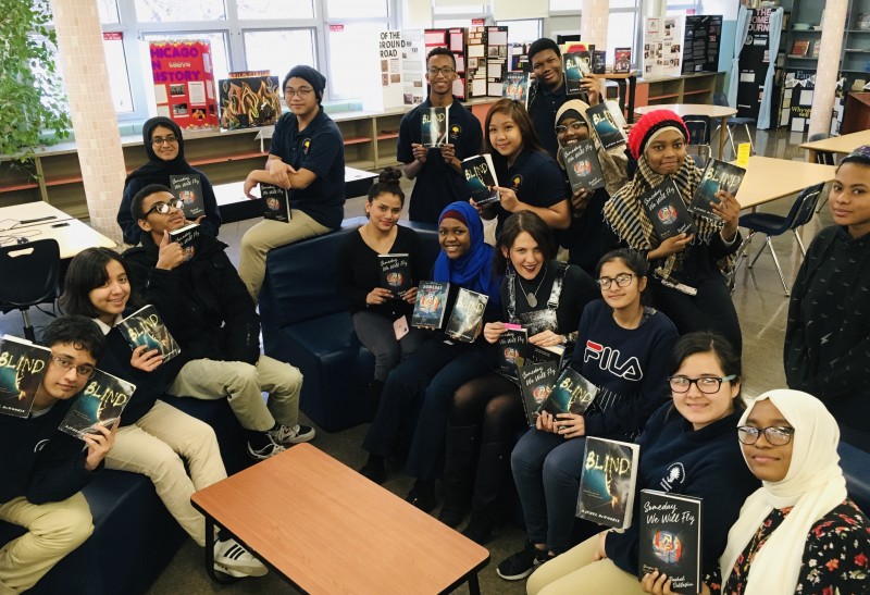 CICS Northtown Academy Students welcomed Novelist and Poet Rachel DeWoskin