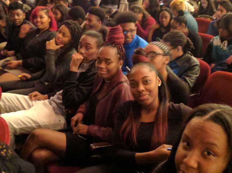 CICS Ralph Ellison Students See Hamilton!